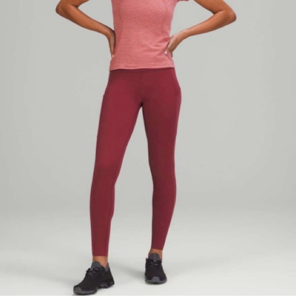 Lululemon Fast and Free High-Rise Tight 28" *Brushed Nulux
Mulled Wine size 2 - Picture 12 of 12